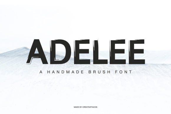 Adelee Handwritten Font for Small Business Branding