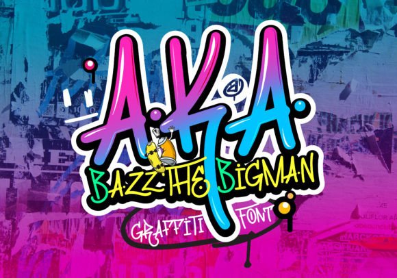 Aka: A Graffiti Display Font That Commands Attention