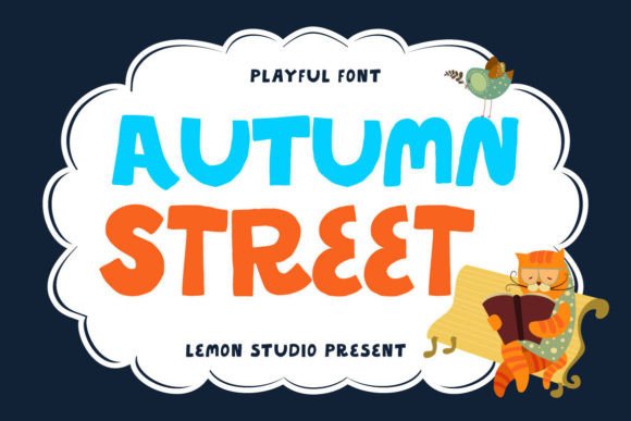 Autumn Street: A Friendly Display Font for Warm Brand Identities
