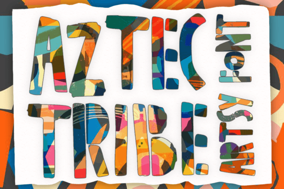 Aztec Tribe: A Whimsical Display Font That Cuts Through the Feed