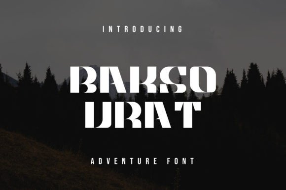 Bakso Urat: A Bold Display Font for Digital Impact
