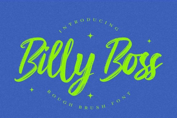 Billy Boss: A Bold Display Font for Digital Branding