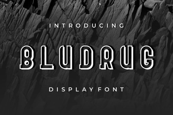 Bludrug: A Bold Display Font That Makes Your Brand Instantly Memorable