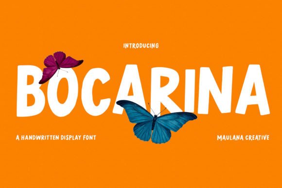 Bocarina: A Playful Display Font for Editorial Charm