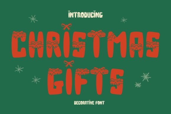 Christmas Gifts Font: A Playful Display Typeface for Scroll-Stopping Campaigns