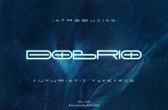 Dobrio: A Futuristic Display Font That Elevates Digital Branding