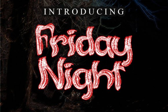 Friday Night: A Horror Display Font That Builds Real Brand Personality