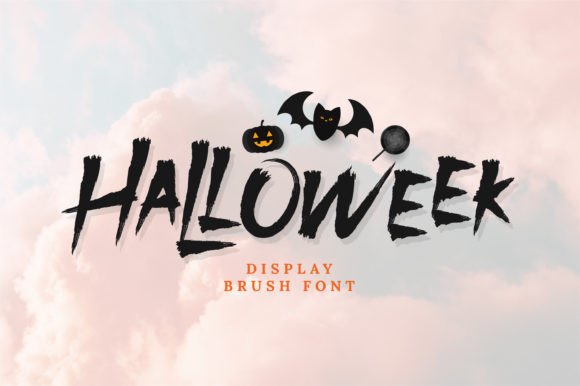 Halloweek: A Spooky Display Font for Bold Digital Branding