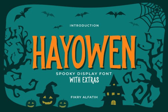 Hayowen: A Spooky Display Font That Makes Halloween Campaigns Instantly Recognizable