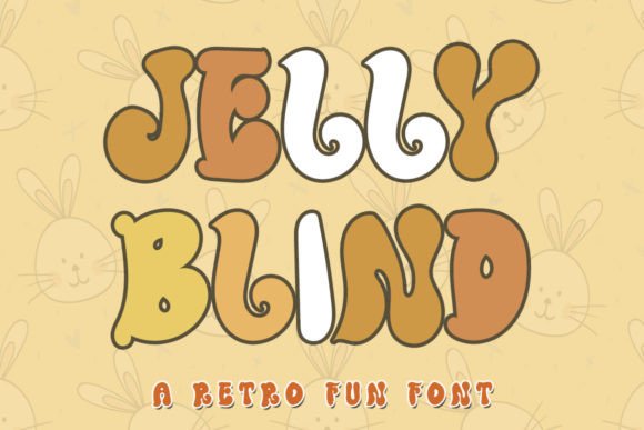 Jelly Blind: A Sweet, Retro Display Font for Editorial Charm