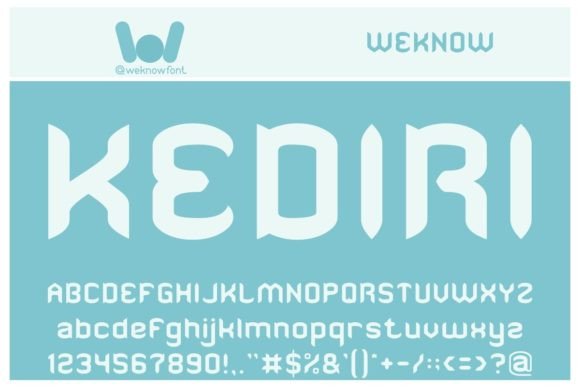 Kediri: A Display Font That Lifts the Mood of Every Layout