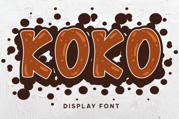 Koko: A Playful Display Font That Elevates Real Small Business Branding