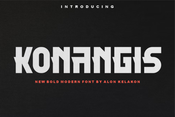 Konangis: A Bold, Confident Display Font