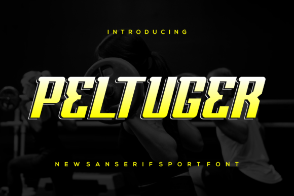 Peltuger Display Font for Handmade Creators