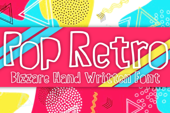 Pop Retro: A Playful Display Font for Digital Branding