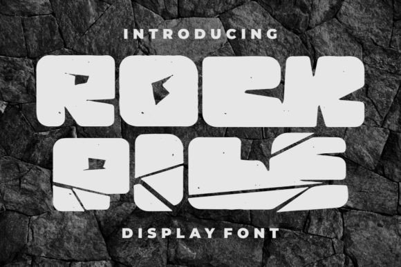Rock Pile: A Bold, Grounded Display Font