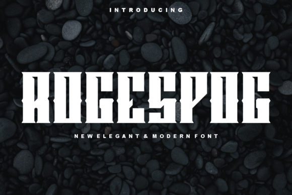 Rogespog: A Display Font That Demands Attention—Wisely