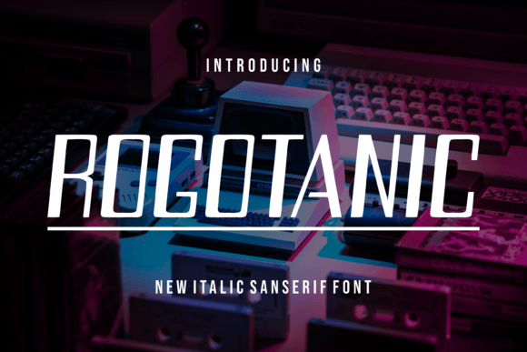 Rogotanic: A Modern Display Font for Small Business Branding