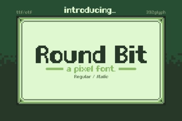 Round Bit: A Pixel-Perfect Display Font for Editorial Charm