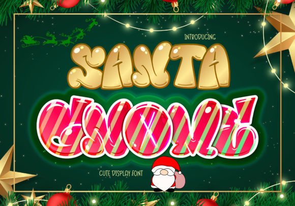 Santa Gnome: A Friendly Display Font for Digital Branding