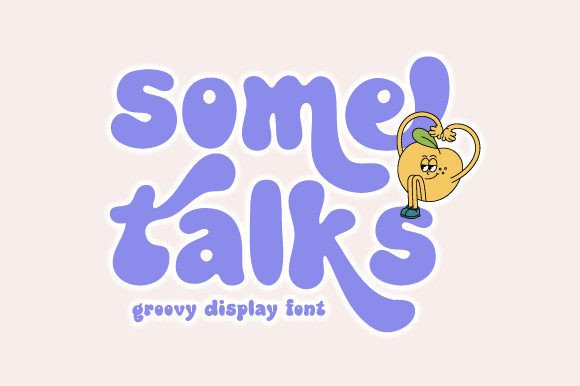 Some Talks: A Display Font That Makes Your Headlines Groove