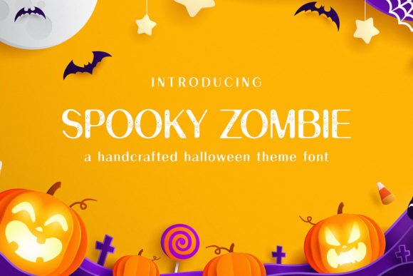 Spooky Zombie: A Display Font for Bold Halloween Web Design