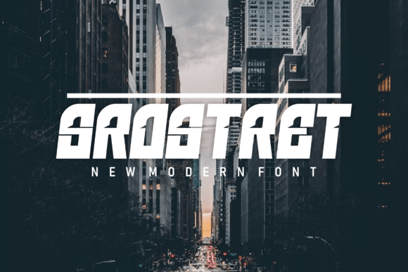 Strostret: A Bold Display Font for Handmade Brands