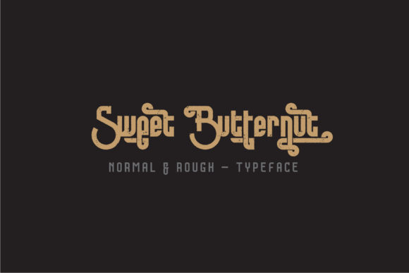 Sweet Butternut: A Vintage Display Font That Stops Scrolling