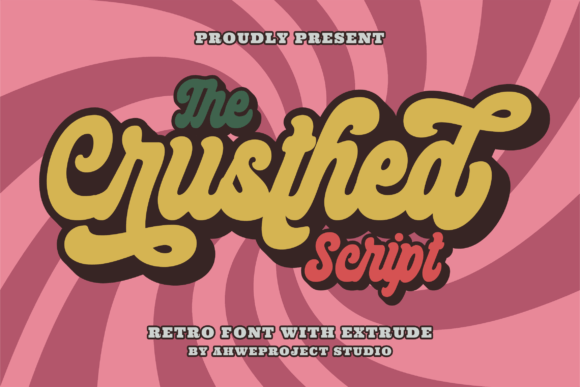 The Crusthed: A Bold Retro Display Font That Actually Works