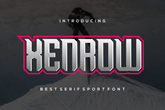 Xenrow Display Font for Handmade Creators